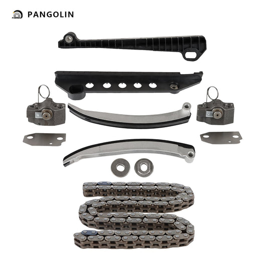 PANGOLIN Engine Timing Chain Kit Fit for 2005-2010 Mustang Explorer Mountaineer F-150, Lincoln Town Car, Mercury Grand Marquis Timing Belt Kit Engine Replace Part OE TK6046WNG, 5W7Z-6268-AA