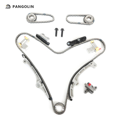 PANGOLIN Engine Timing Chain Kit Fit for 2007-2009 Lincoln MKX MKZ, 2007-2011 Mazda CX-9, 2007-2010 Taurus Edge Flex Timing Belt Kit Engine Replace Part OE TK20635, AT4Z-6306-A, TK4198