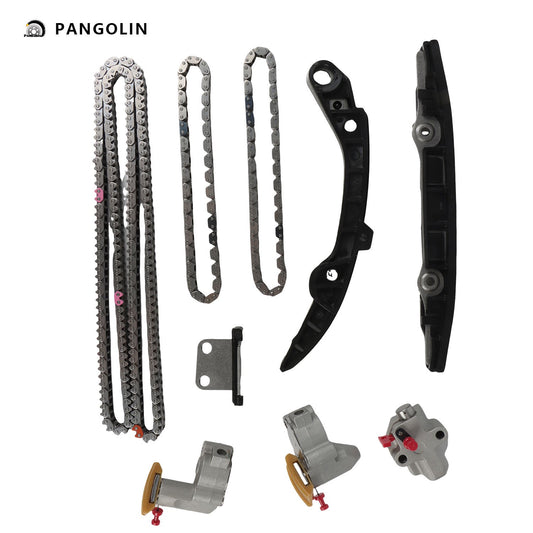 PANGOLIN Engine Timing Chain Kit Fit for 2008-2014 Nissan Skyline 370Z, 2008-2014 Infiniti G37 QX70 M37 Q50 Q70 Q60 QX50 Timing Belt Kit Engine Replace Part OE 13028JK20A, 13028JK20B, 13070EY00A