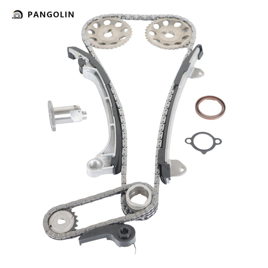 PANGOLIN Engine Timing Chain Kit with Oil Pump Fit for 2001-2011 Toyota Camry Corolla Matrix RAV4 Solara, 2010-2012 Lexus HS250h, 2005-2010 Scion tC xB Timing Belt Kit Engine Replace Part