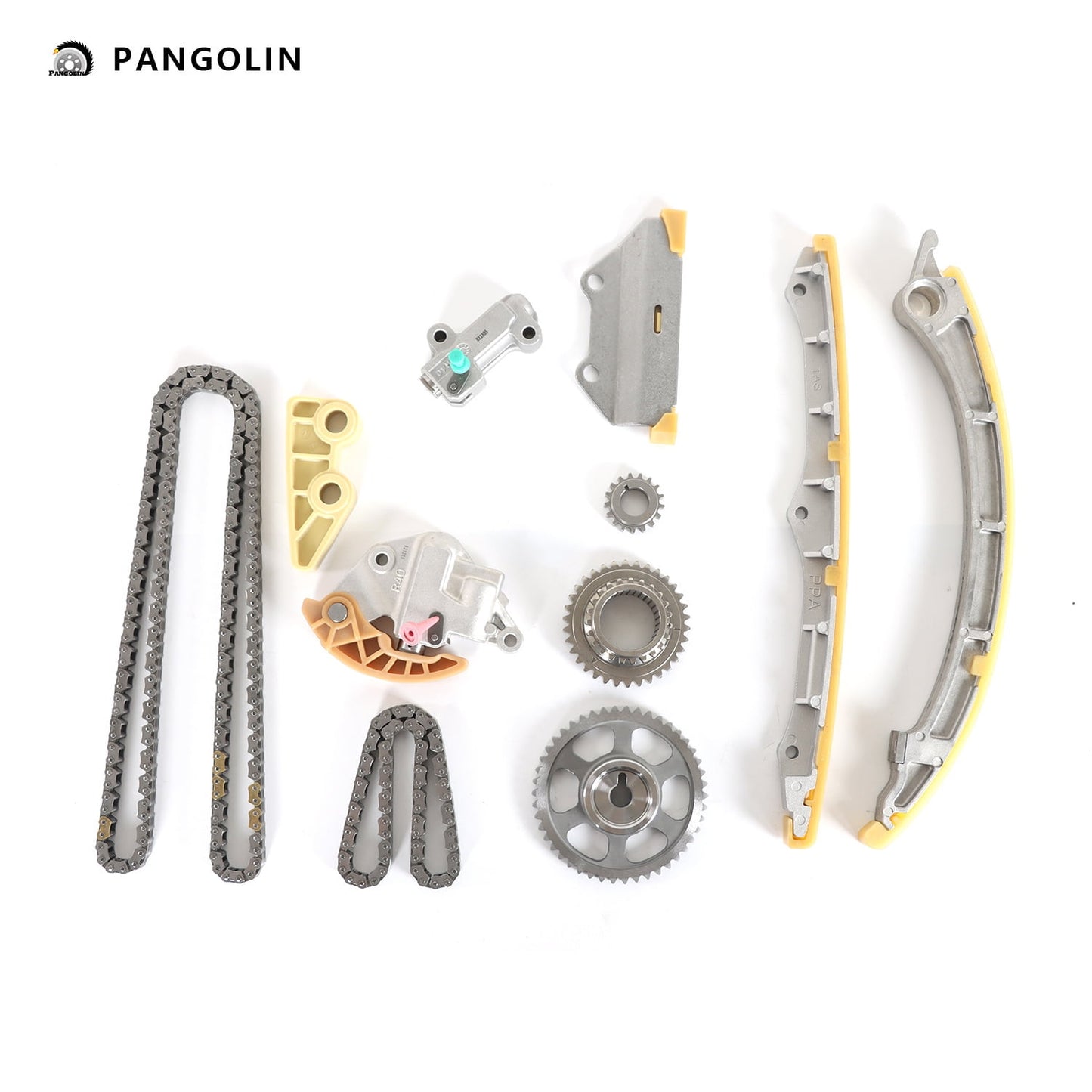 PANGOLIN Engine Timing Chain Kit with Oil Pump Fit for 2009-2015 Acura TSX ILX, 2008-2015 Honda Accord Civic Crosstour CR-V Timing Belt Kit Engine Replace Part OE 14401-R40-A01, 14510-R40-A01