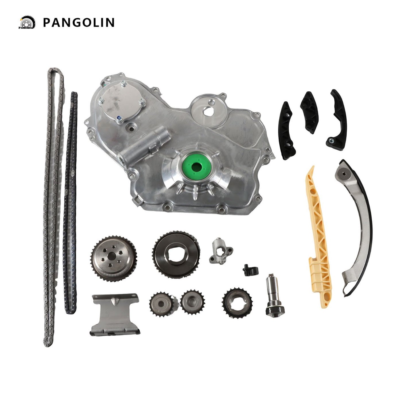 PANGOLIN Engine Timing Chain Kit with Oil Pump Fit for 2011-2015 Buick LaCrosse Verano, 2006-2015 Chevrolet Equinox HHR, 2006-2010 Pontiac G5 G6 Timing Belt Kit Engine Replace Part OE 94201S