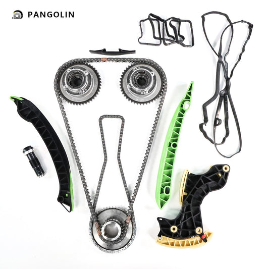 PANGOLIN Engine Timing Chain Kit with Oil Pump Fit for 2012-2014 Mercedes Benz SLK250 C250 Timing Belt Kit Engine Replace Part OE 0009931078, 0009932076, 2710161221, 2710501400, 918772