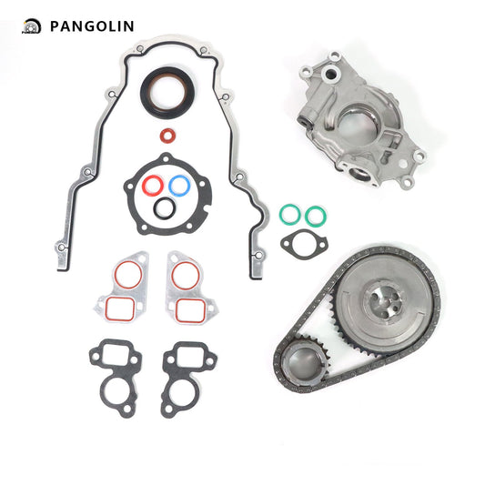 PANGOLIN Engine Timing Chain Kit Fit for 2007-2009 Lincoln MKX MKZ, 2007-2011 Mazda CX-9, 2007-2010 Taurus Edge Flex Timing Belt Kit Engine Replace Part OE TK20635, AT4Z-6306-A, TK4198