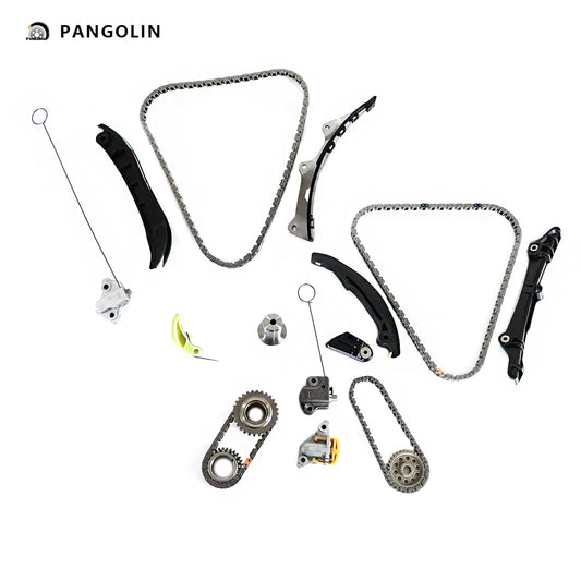 PANGOLIN Engine Timing Chain Kit with Selenoid Fit for 2011-2015 Chrysler 300 200, 2011-2014 Dodge Charger Challenger Journey, 2012-2015 Jeep Wrangler Timing Belt Kit Engine Replace Part