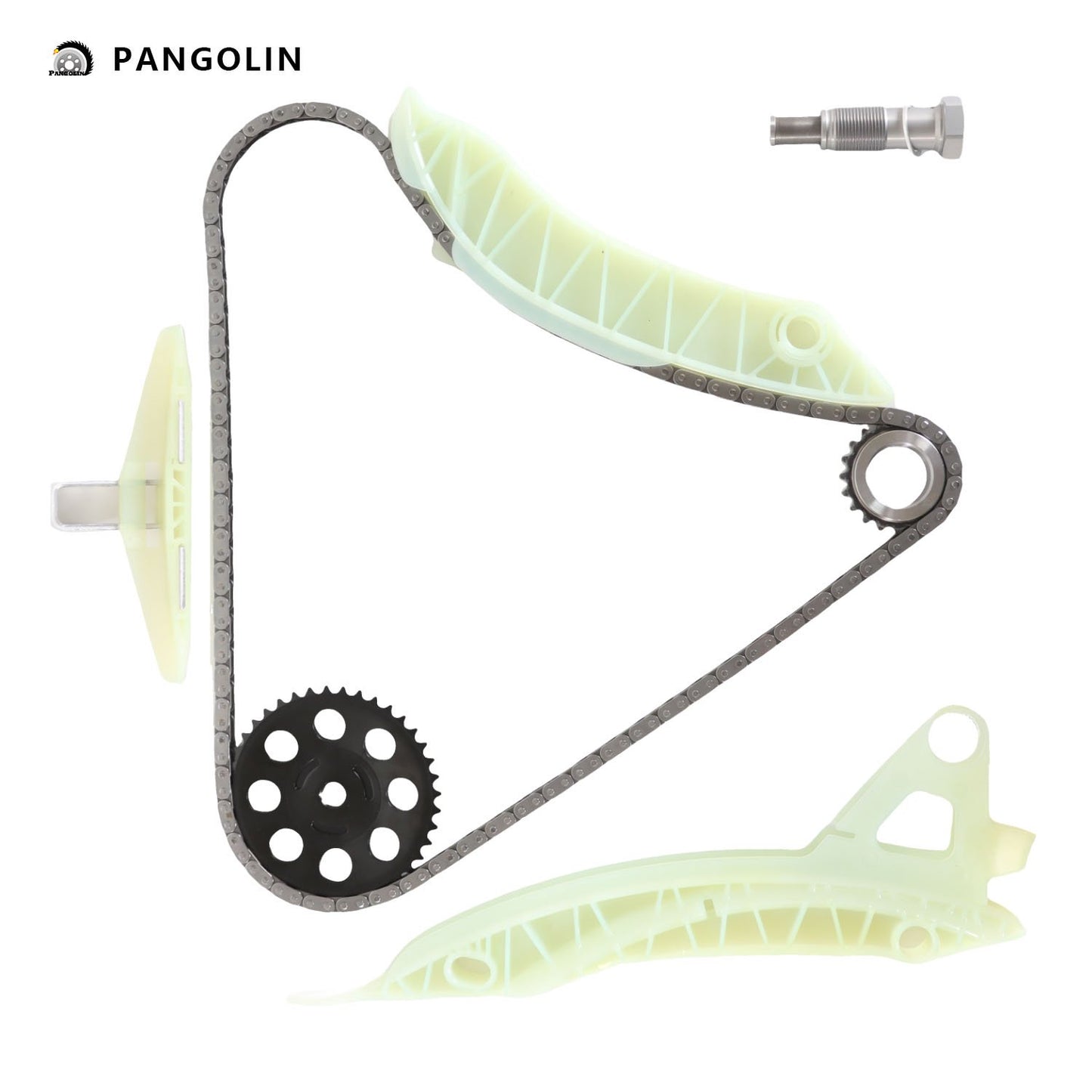 PANGOLIN Engine Timing Chain Kit with Tensioner Fit for 2007-2012 Mini Cooper R56 R57 S Timing Belt Kit Engine Replace Part OE N14B16, 11317533879, 11311439853, 11317577301, 11314609482