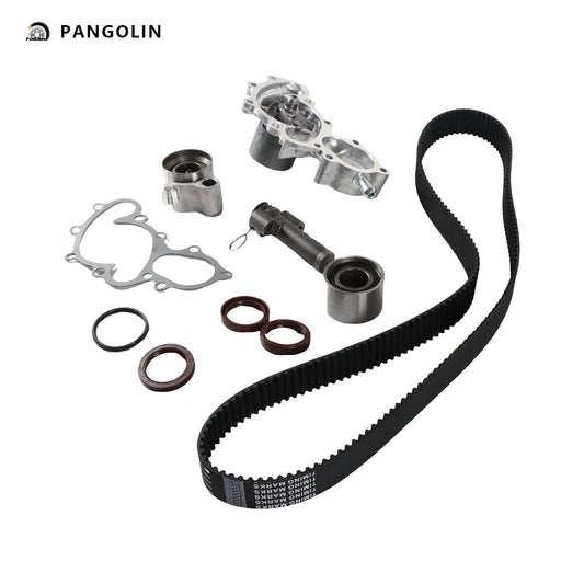 PANGOLIN Engine Timing Chain Kit with Water Pump Fit for 1995-2004 Toyota Tacoma Tundra 4Runner T100 Timing Belt Kit Engine Replace Part OE TKT-025, TKT-005, TKT-007, 16100-69398-83