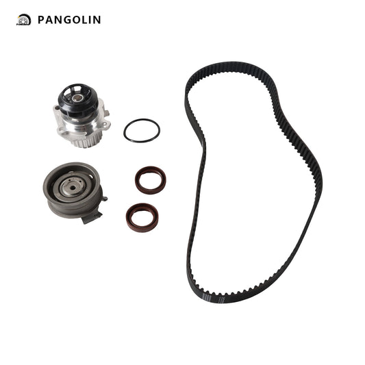 PANGOLIN Engine Timing Chain Kit with Water Pump Fit for 1998-2005 Volkswagen Beetle Golf Jetta Timing Belt Kit Engine Replace Part OE 180-2220, 038103085C, 034115147A, 07754005038