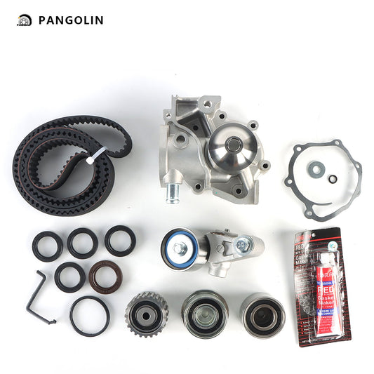 PANGOLIN Engine Timing Chain Kit with Water Pump Fit for 1999-2005 Subaru Forester Impreza Legacy Outback, 2005 Saab 9-2X Timing Belt Kit Engine Replace Part OE 13028-AA231, 13073-AA080