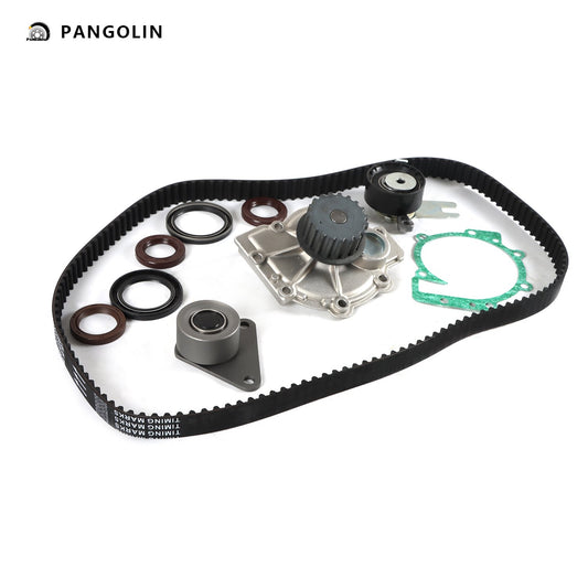 PANGOLIN Engine Timing Chain Kit with Water Pump Fit for 2001-2009 Volvo S60 S80 V70 XC70 XC90 Timing Belt Kit Engine Replace Part OE 8630590, 30638277, 8630590, 9440383, 3188688, 9458309