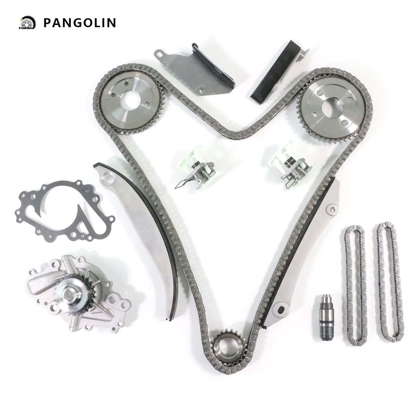 PANGOLIN Engine Timing Chain Kit with Water Pump Fit for 2002-2006 Chrysler 300 Concorde Intrepid Sebring, Dodge Charger Intrepid Magnum Stratus Timing Belt Kit Engine Replace Part OE 9-0397SA