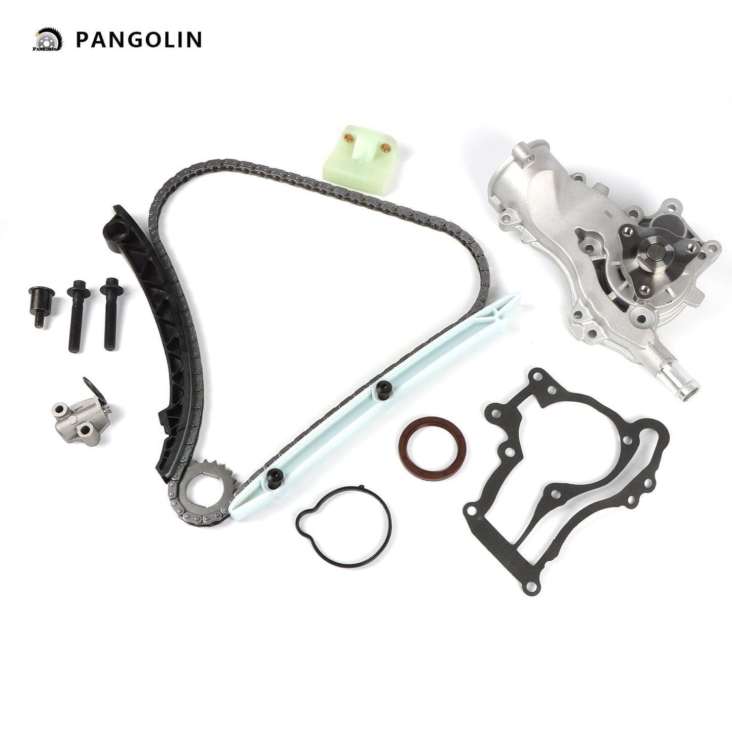 PANGOLIN Engine Timing Chain Kit with Water Pump Fit for 2013-2021 Buick Encore, 2013-2021 Chevrolet Trax Sonic Cruze Limited Timing Belt Kit Engine Replace Part OE 55355345, 55562235, 55353997