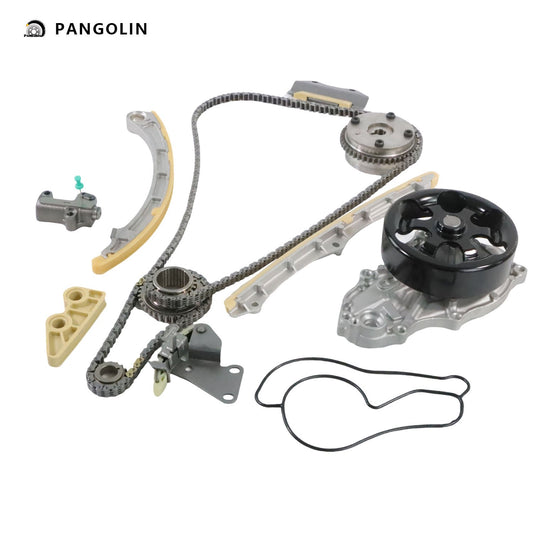 PANGOLIN Engine Timing Chain Kit with Water Pump Tensioners Fit for 2006-2011 Honda Civic Timing Belt Kit Engine Replace Part OE TS21136, G56331, G56332