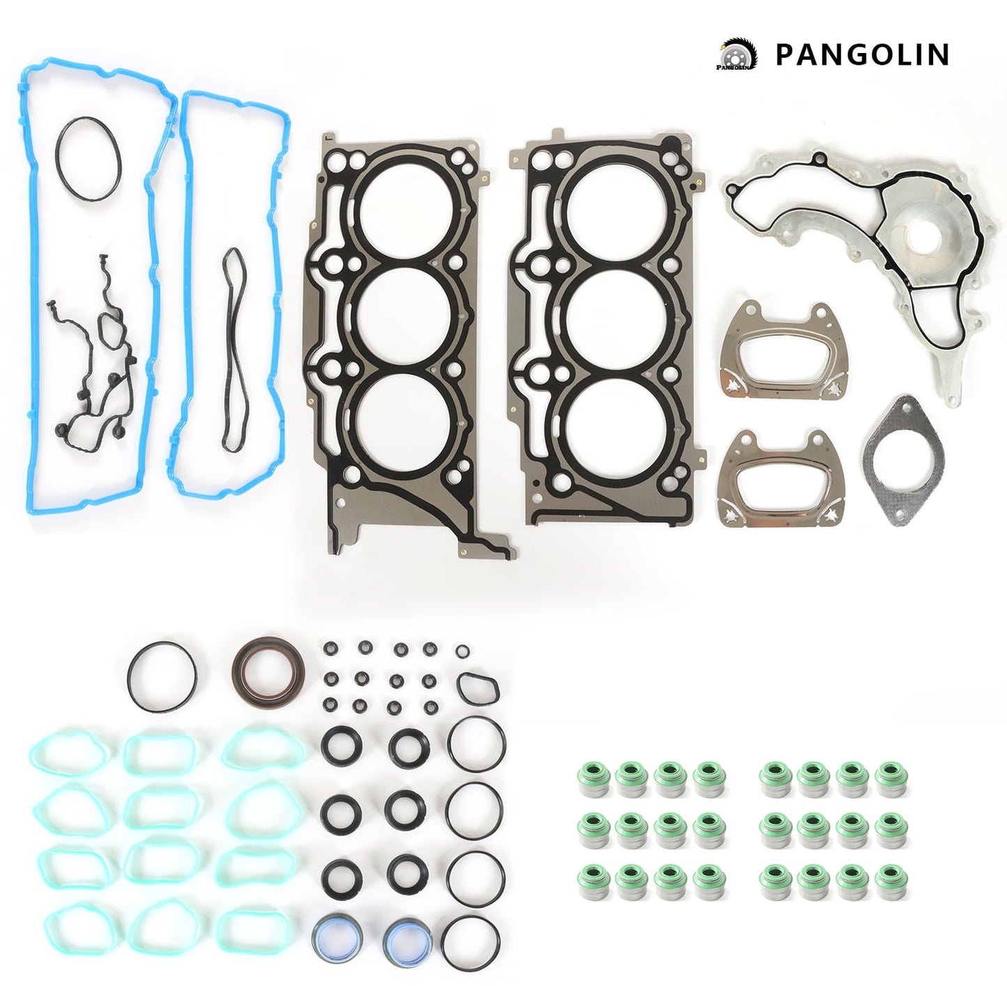 PANGOLIN Head Gasket Set HS26541PT Fit for 2011-2016 Chrysler 200 300, Dodge Charger Journey, Jeep Wrangler, Volkswagen Routan Engine Camshaft Gasket Aftermarket Replace Part OE HS13611, HS54880