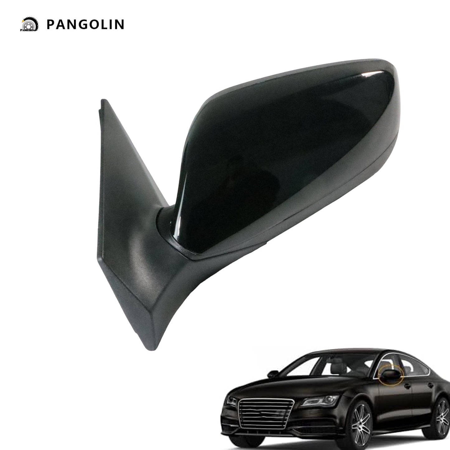 PANGOLIN Left Side View Mirrors 876103Y100 HY1321179 Fits for Hyundai 2011-2013 Elantra, 2013 Elantra Coupe Power Glass Heated 5 Pins Passenger Side Mirror Assembly