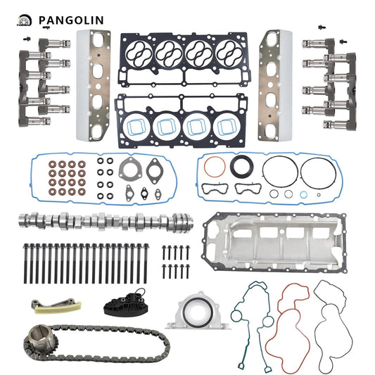 PANGOLIN MDS Camshaft Lifters Kit 53022372AA Fit for 2009-2015 Chrysler 300, Dodge Challenger Charger, Jeep Grand Cherokee Engine Camshaft Bolt Aftermarket Replace Part OE 53022263AF, L5701K-16