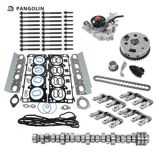 PANGOLIN MDS Camshaft Lifters Kit with Water Pump HL7014K Fit for 2009-2010 Dodge Ram 1500, 2011-2019 Ram 1500, 2009 Chrysler Aspen Engine Camshaft Bolt Aftermarket Replace Part