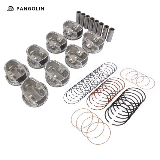 PANGOLIN Pistons Set Kit 53022257AE Fit for 2009-2016 Chrysler 300 Aspen, Dodge Challenger Durango, Ram 1500 2500 3500 Engine Camshaft Bolt Aftermarket Replace Part OE 53022257AD; 53022257AA