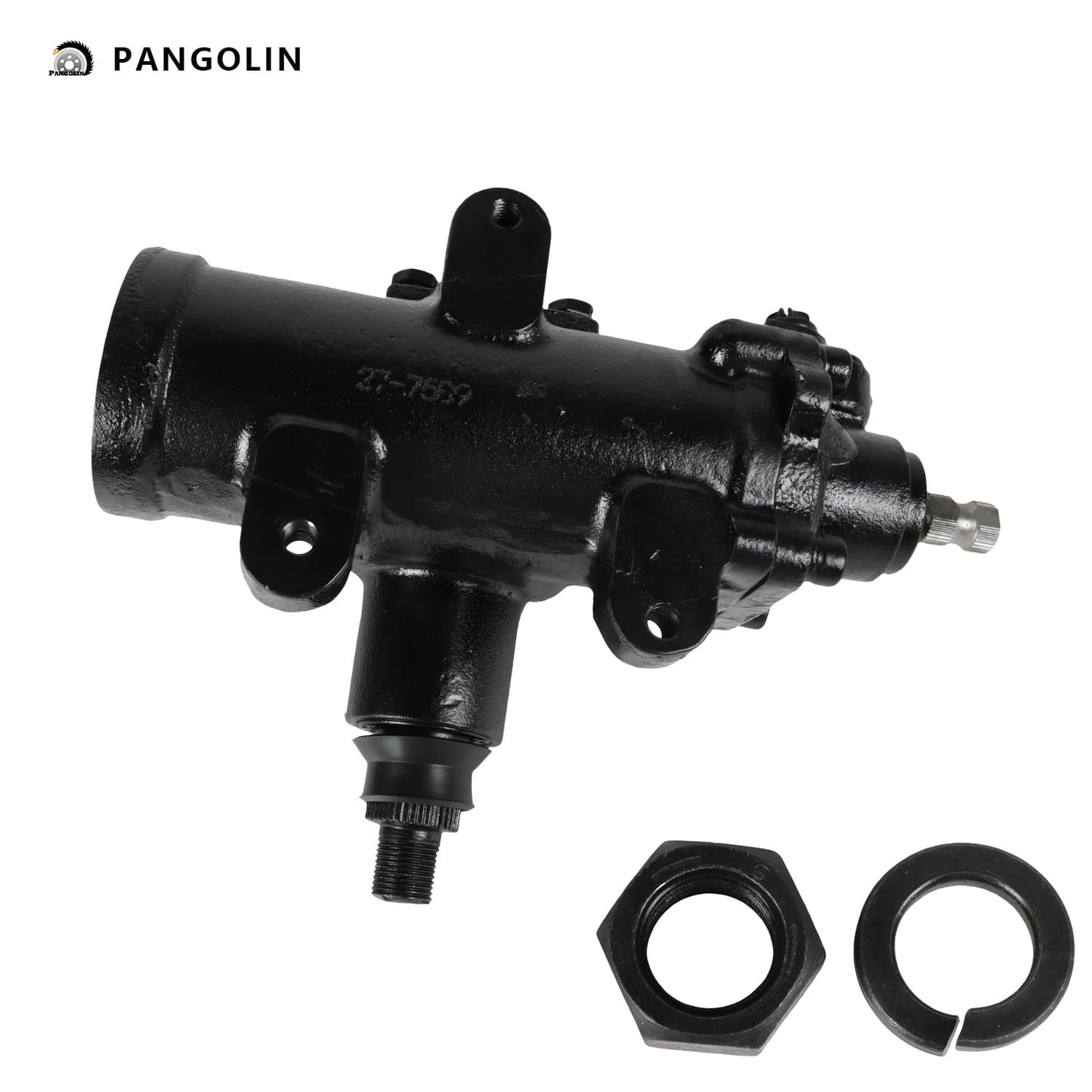 PANGOLIN Power Steering Gear Boxes 27-7569 Fit for 1997-2007 Ford Excursion F-250 F-350 F-450 F-550 Super Duty Gearbox Assembly Replacement Part OE 277569, 2C3Z3504AARM, F7UZ3504FA