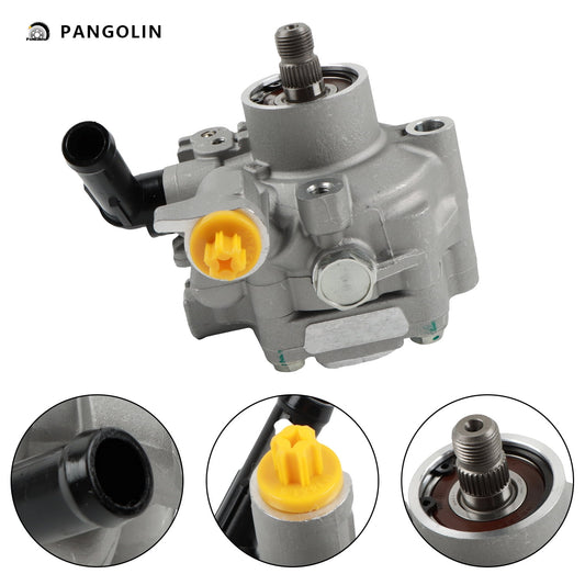 PANGOLIN Power Steering Pump 21-5196 Compatible with 2005-2014 Subaru Forester Impreza Legacy Outback 2.5L Power Assist Steering Pump Replace Part OE 34430AG03A, 34430AG03B, 34430AG0419L