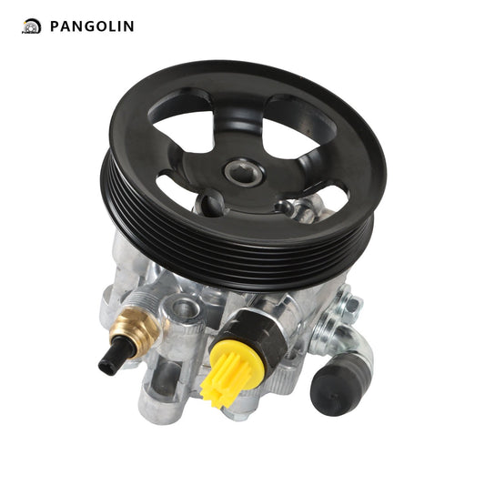 PANGOLIN Power Steering Pump with Pulley 21-5345 Compatible with 2003-2008 Toyota Corolla, 2003-2008 Toyota Matrix, 2003-2008 Pontiac Vibe Power Assist Steering Pump Replacement Part