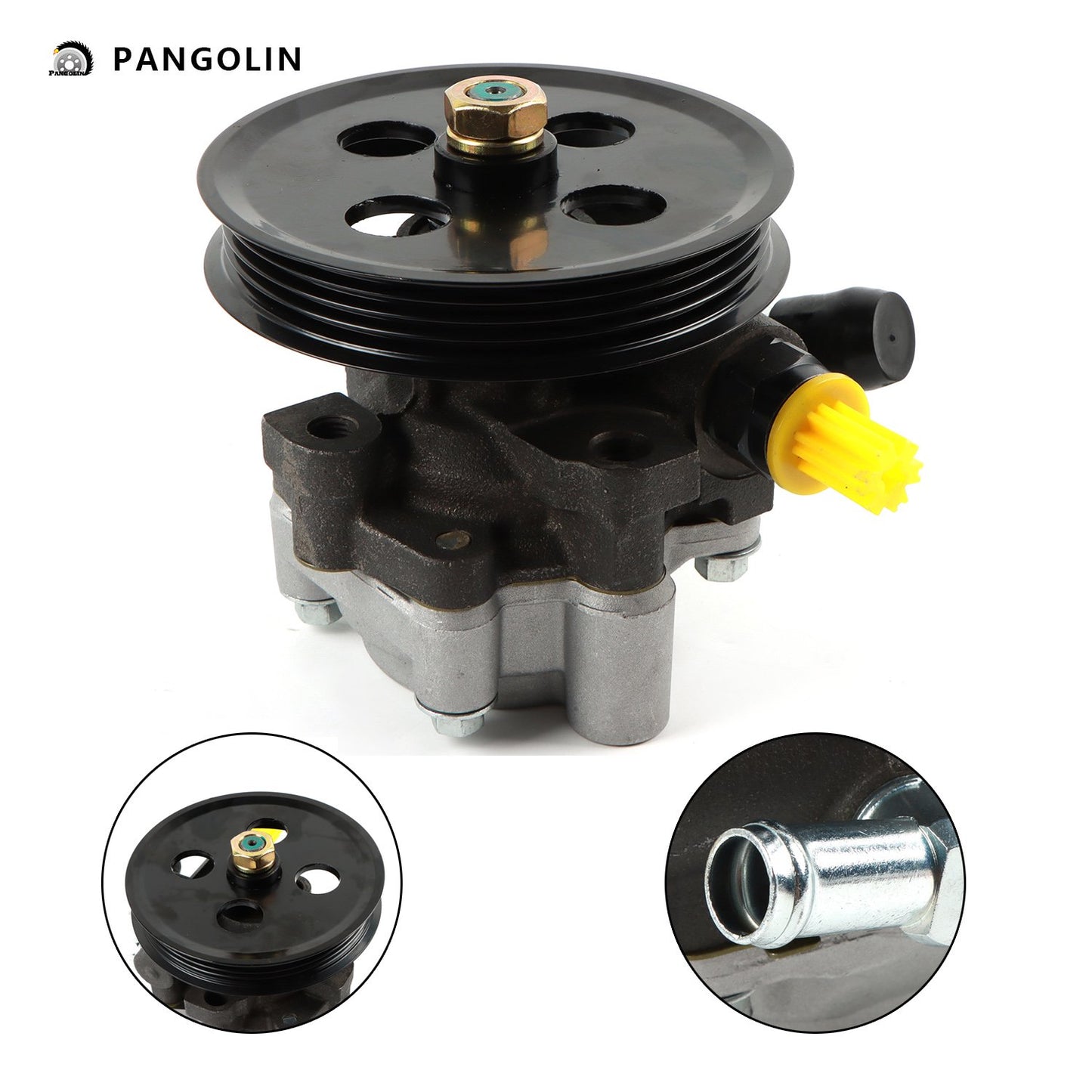 PANGOLIN Power Steering Pump with Pulley 21-5362 Compatible with 2004-2006 Toyota Sienna 3.3L Power Assist Steering Pump Replace Part OE 55-5638, 78-8400F, AA1215362, 36P0790, 44310 08010