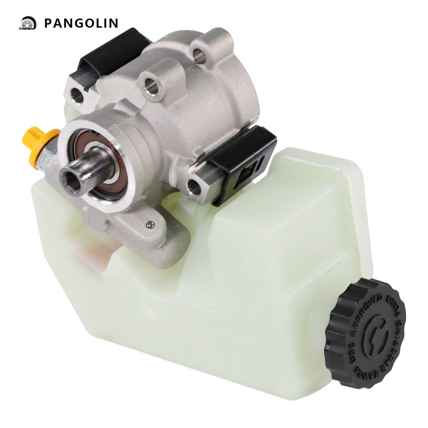 PANGOLIN Power Steering Pump with Reservoir 20-64610 Compatible with 2002-2006 Jeep Liberty 2.4L/2.8L/3.7L Power Assist Steering Pump Replace Part OE 96-64610