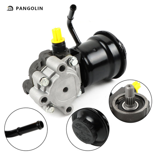 PANGOLIN Power Steering Pump with Reservoir 44320-35630 Compatible with 1996-2000 Toyota 4Runner, 1996-2001 Toyota Tacoma Power Assist Steering Pump Replace Part OE 44320-60260, 44320-35480