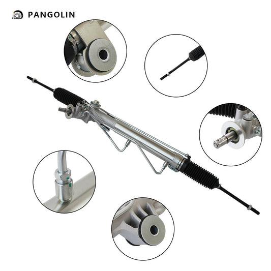 PANGOLIN Power Steering Rack with Pinion Assembly 22-1000 Fit for 1999-2007 Chevrolet Silverado 1500, 1999-2007 GMC Sierra 1500 Professional Power Steering Rack Replacement Part OE 97-1000