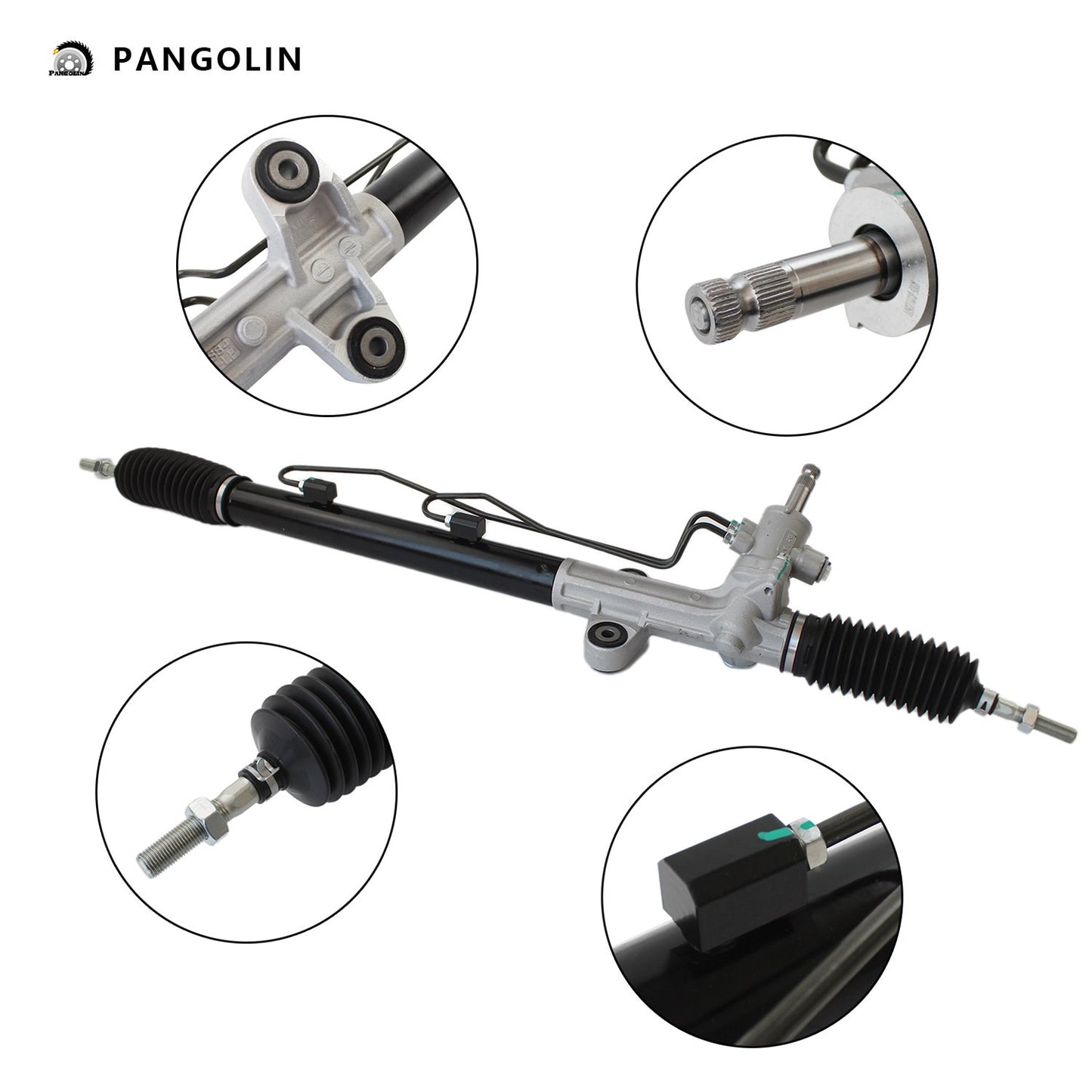 PANGOLIN Power Steering Rack with Pinion Assembly 26-1797 Fit for 1998-2002 Honda Accord, 2001-2003 Acura CL Professional Power Steering Rack Replacement Part OE 261797, 53601S84G04, 53601S84A03