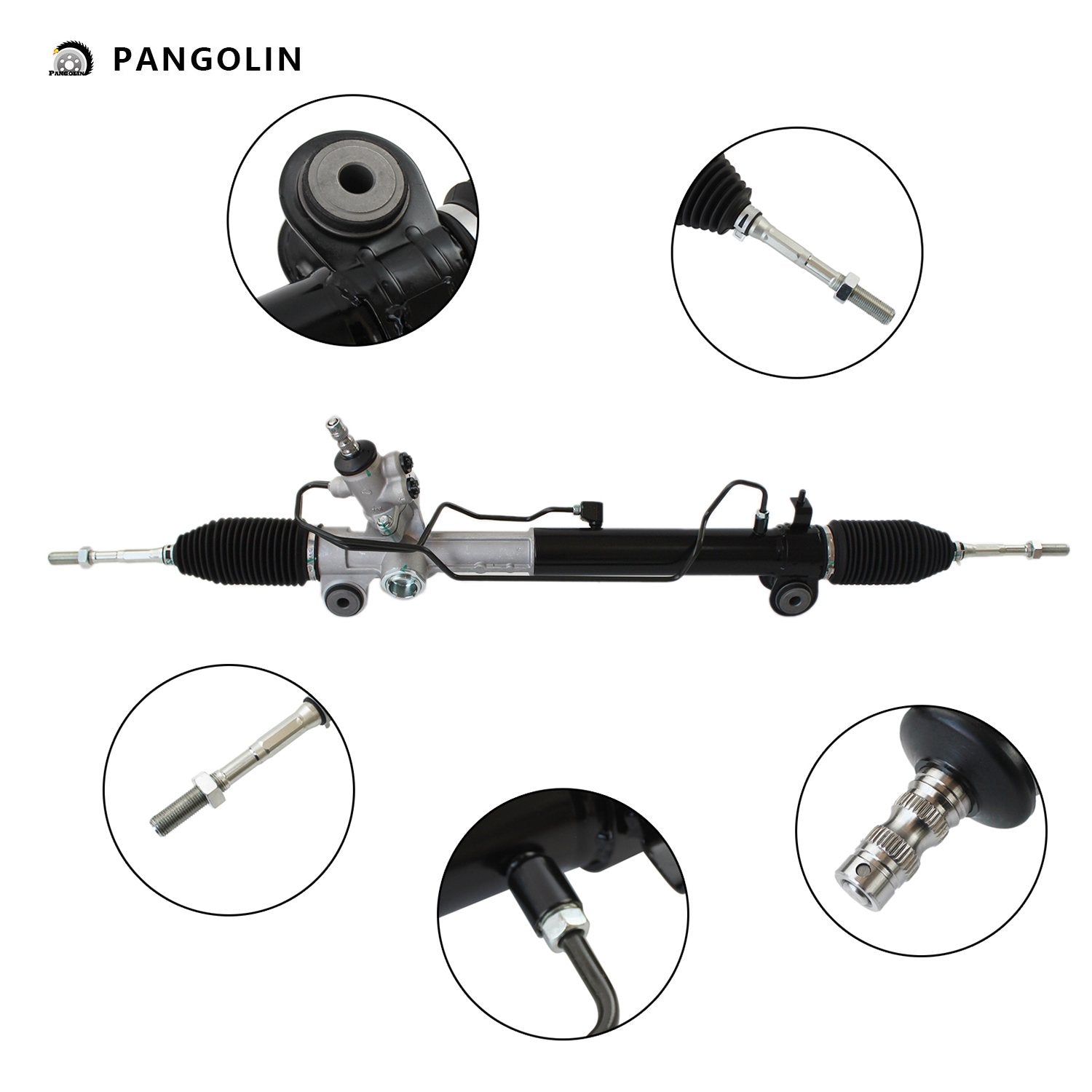 PANGOLIN Power Steering Rack with Pinion Assembly 26-2617 Fit for 2001 ...