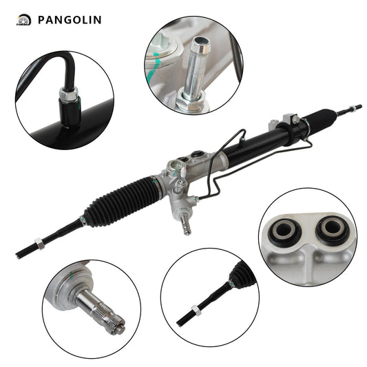 PANGOLIN Power Steering Rack with Pinion Assembly 26-3023 Fit for 2004-2012 INFINITI QX56, 2005-2015 Nissan Armada TITAN Professional Power Steering Rack Replacement Part OE 97-3023