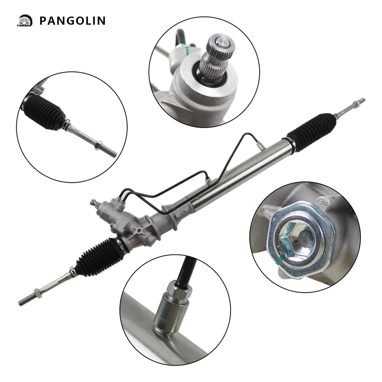 PANGOLIN Power Steering Rack with Pinion Assembly 26-8000 Fit for Suzuki Grand Vitara 1999-2005 2.5L 2.7L, 2005-2006 XL-7 2.7L Replace Part OE 4883065D00, 48580-65D50, 48580-65D51