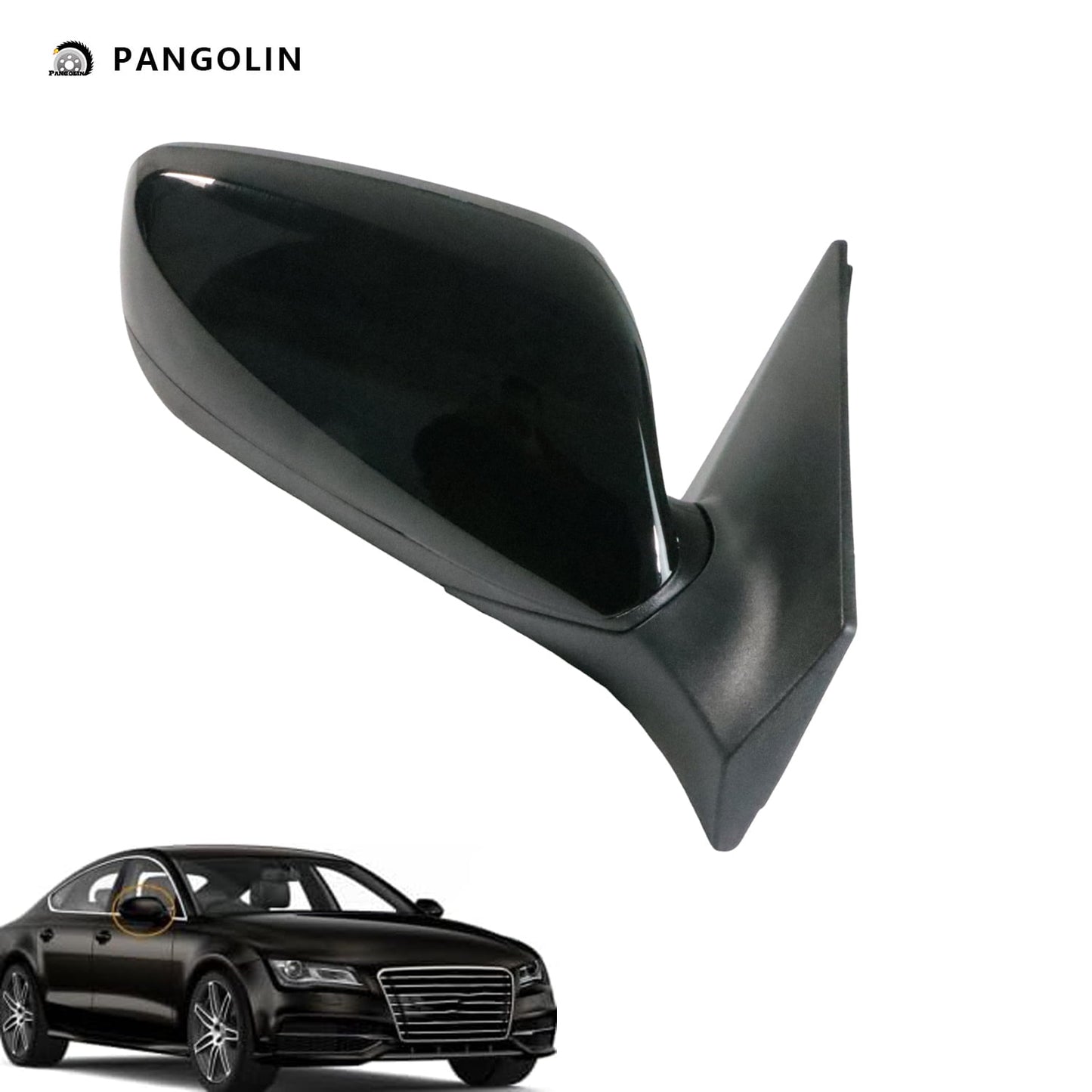 PANGOLIN Right Passenger Side View Mirrors HY1321179 876103Y100 Fits for Hyundai 2011-2013 Elantra, 2013 Elantra Coupe Power Glass Heated 5 Pins Passenger Side Mirror Assembly