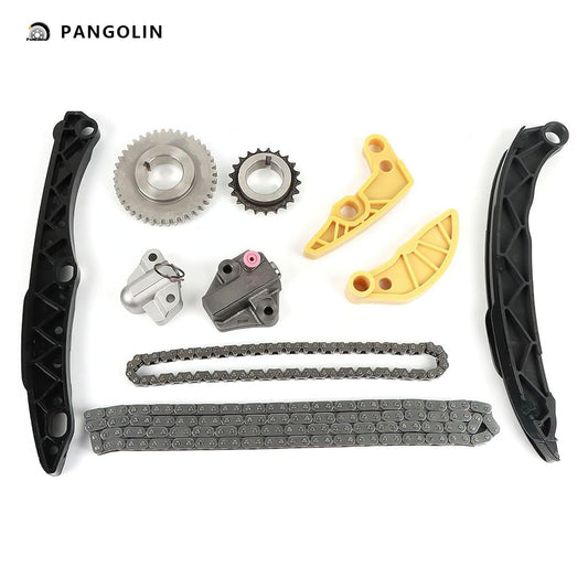 PANGOLIN Timing Chain Kit 24321-2G111 Fit for 2014-2020 Kia Sorento Optima Sportage 2.0L 2.4L Turbo Engine 16 Valves Aftermarket Parts, Replace OE 23121-2GGA1 23121-2G551