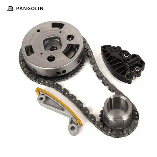 PANGOLIN Timing Chain Kit with VVT Gear 53022115AH Fit for 2009-2015 Dodge Challenger Durango, Jeep Commander Grand Cherokee, Ram 2500 3500 4500 5500 Engine Camshaft Bolt Aftermarket Replace Part