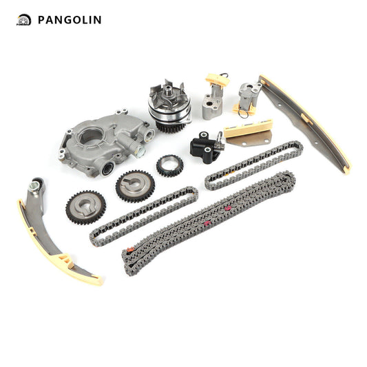 PANGOLIN Timing Chain Kit with Water Oil Pump and Gears 13028-ZK01C Fit for 2005-2010 Nissan Pathfinder Frontier Xterra 4.0L V6 DOHC VQ40DE Valve Engine