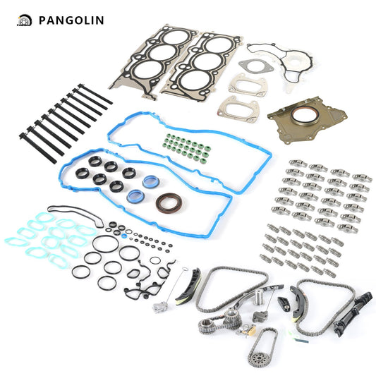 PANGOLIN Timing Chain VVT Gear Solenoid Kit 5047885AA Fit for 2011-2015 Jeep Grand Cherokee, Dodge Challenger Durango, Chrysler Town & Country Engine Camshaft Bolt Aftermarket Replace Part