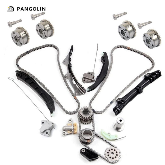 PANGOLIN Timing Chain VVT Gear Solenoid Kit 6509253AA Fit for 2011-2015 Dodge Challenger Durango, Jeep Grand Cherokee, Chrysler Town & Country Engine Camshaft Bolt Aftermarket Replace Part