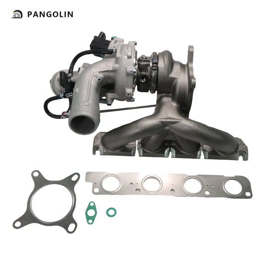 PANGOLIN Turbocharger with Gasket Kit 06J145701T Fit for 2008-2016 Audi A3 Q3 CC, 2008-2016 Volkswagen Eos GTI Jetta Passat Turbo Charger Replacement Part OE 14030555-101, 14030555-104