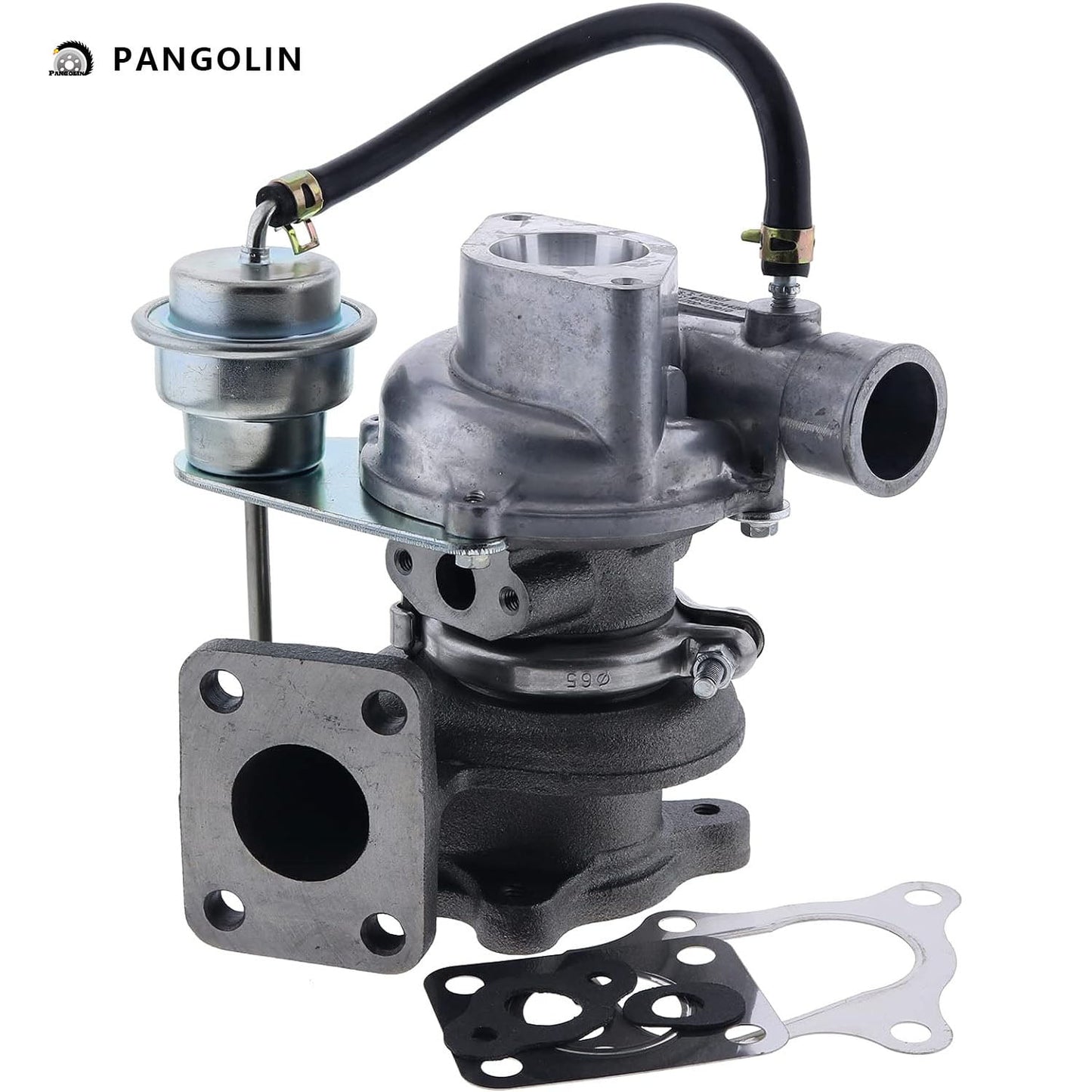 PANGOLIN Turbocharger with Gaskets for Bobcat Kubota V2607 V2607T KX040-4 SVL75 R420 Engine Industrial Turbo Excavator Repair Parts, 1J700-17010