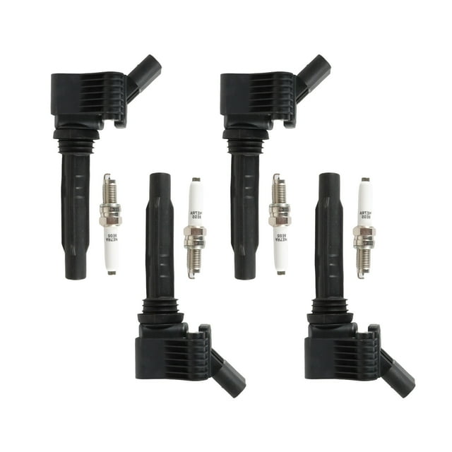 POLARPRA 4pcs UF718 Ignition Coil Pack + 4pcs 95463 Iridium Spark Plugs for Audi A3 Sportback e-tron L4 1.4L 2016-2018 Volkswagen Jetta L4 1.4L 2016-2018/2013