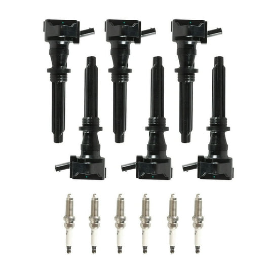 6pcs Ignition Coils+6pcs Iridium Spark Plug for 2014-2019 Land Rover UF730+93476