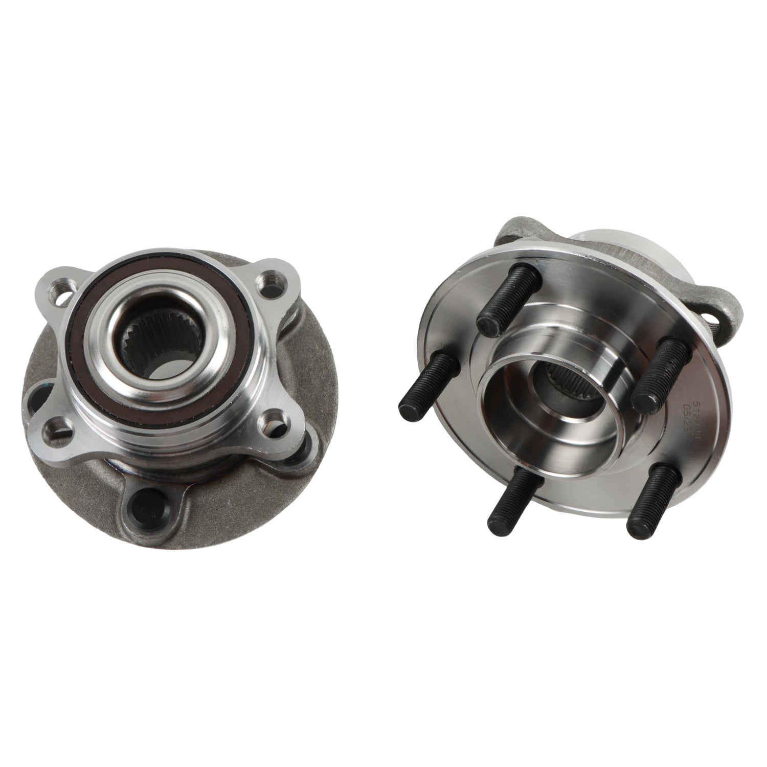 POLARPRA Front/Rear Wheel Bearing Hub Assembly 5 Lug w/Magnetic Coil 2