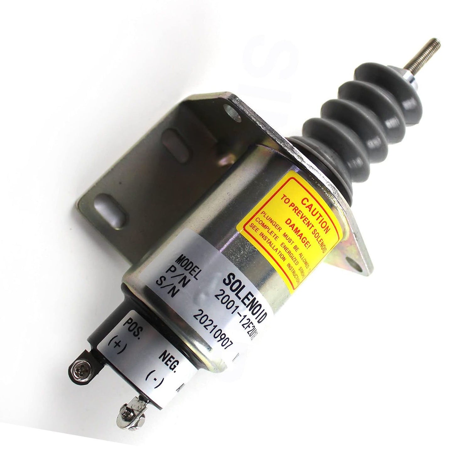 SINOCMP Fuel Shut Off Solenoid 2001-12F2U1B2A SA-2774-A SA-2774-12 for Woodward General JLG 40H 40H+6, Deutz Engine F2L511 Engine Parts Accessories Excavator Stop Solenoid Valve Replace Part