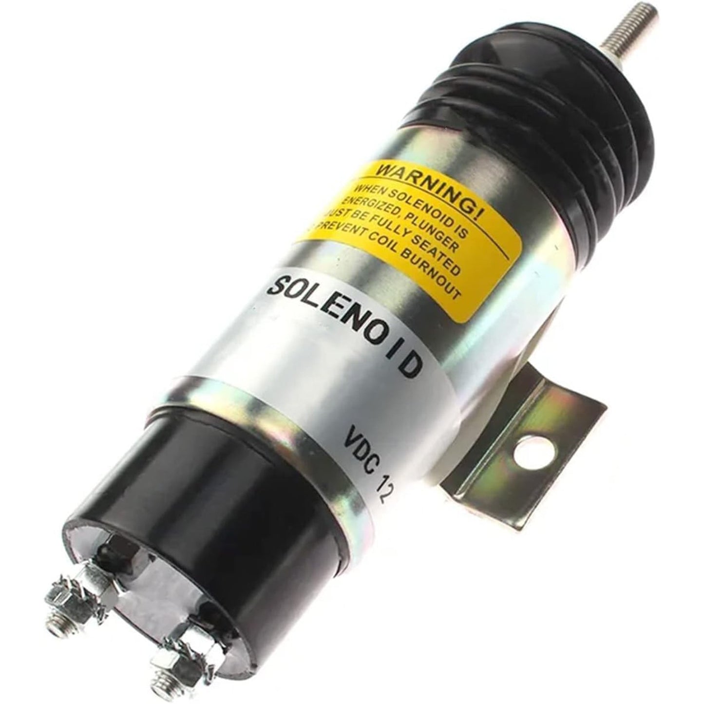 SINOCMP Fuel Shut Off Solenoid D610-B1V12 D610B1V12 Fits for Kubota D905 Engine Parts Accessories Excavator Stop Solenoid Valve Replace Part