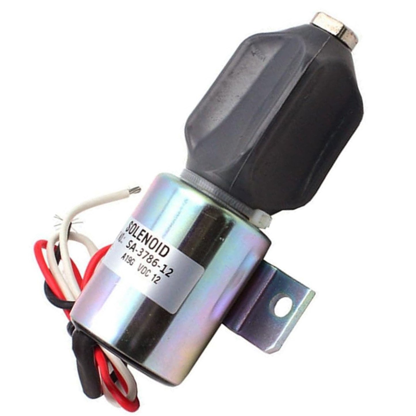 SINOCMP Fuel Shut Off Solenoid SA4976-12, SA3786-12, SA-3499-12 for Kubota Diesel 21HP 91-05, 1751ES-12E6ULB5S8, 1753ES-12E6ULB1S1 Grasshopper 721D2 Engine Parts Excavator Stop Solenoid Valve