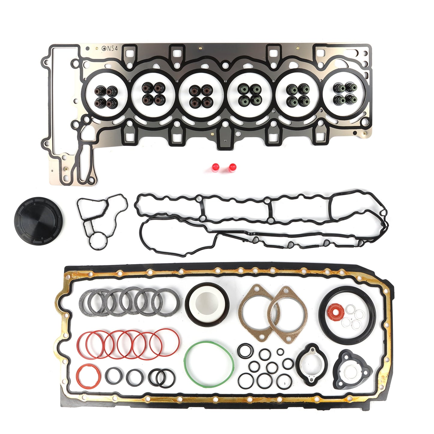 POLARPRA Engine Overhaul Gasket Seals Kit Compatible with BMW E82 N54B30 3.0L L6 Turbocharged After-Market Parts
