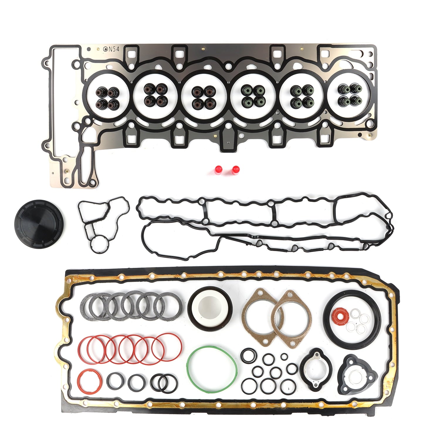 POLARPRA Engine Overhaul Gasket Seals Kit Compatible with BMW E82 N54B30 3.0L L6 Turbocharged After-Market Parts