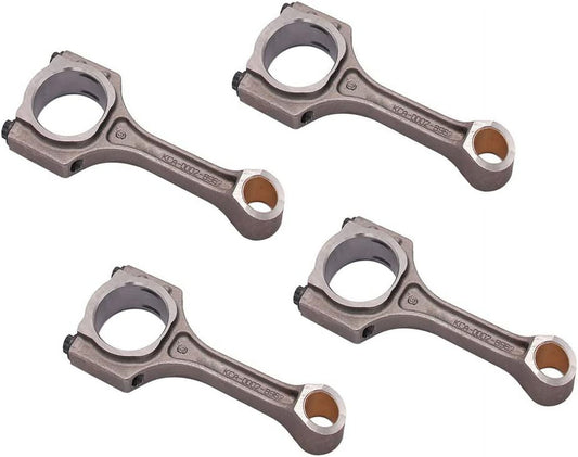 POLARPRA 4pcs Engine Connecting Rods 235102B010 23510-2B010 Connecting Rod Replacement for 2010-2018 Kia Soul Rio Hyundai Accent 1.6L G4FD G4FC